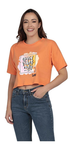 Imagen 1 de 5 de Playera Lee Mujer Manga Corta 29m2