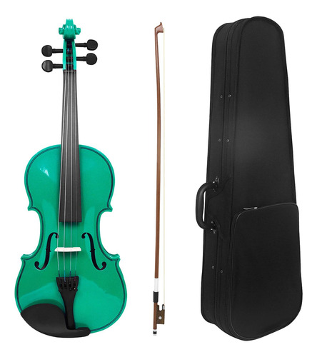 Juego De Violín 4/4, Violín De Madera Maciza, Regalos De