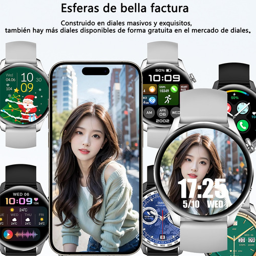 Reloj Inteligente Hombre Bluetooth Llamada Smartwatch