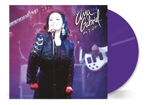 Ana Gabriel - En Vivo 2 Lps Vinyl Doble Purple