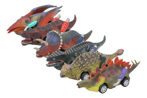 Modelo De Dinosaurio Toy Retroceso De Juguete Vehículo De
