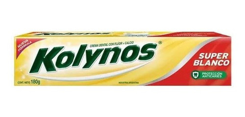 Crema Dental Kolynos Super Blanco 180 G