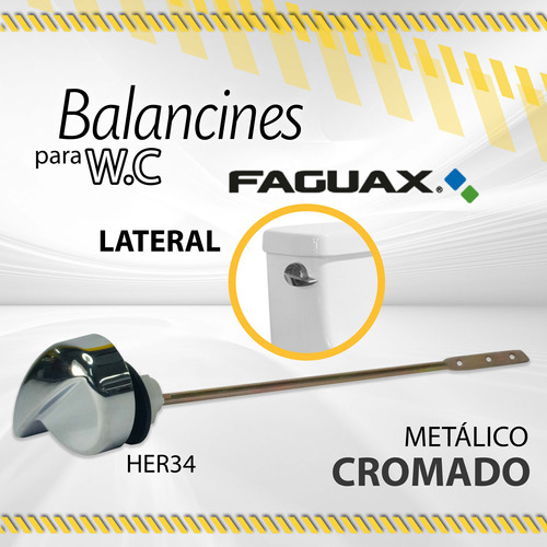 Balancin Metalico Faguax Largo Lateral Her34 / 10783