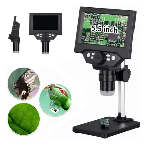 Microscopio Electrónico Académico Con Pantalla Lcd Hd 5.5