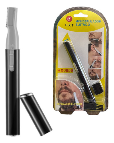 Mini Depilador Elétrico Masculino Barba E Sobrancelha