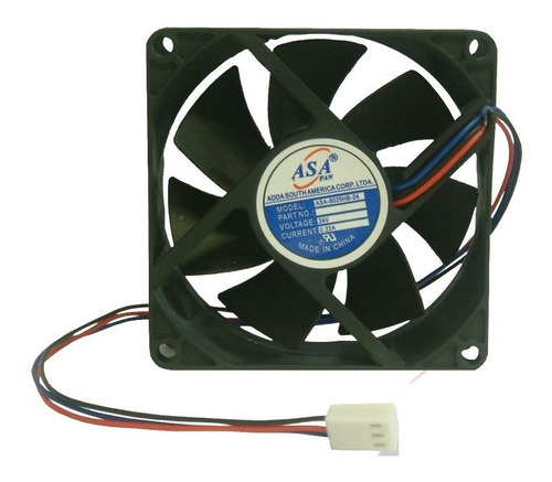 Cooler Adda 80x80x25 24v Bucha 3000rpm 0809a Asa-8025hsea