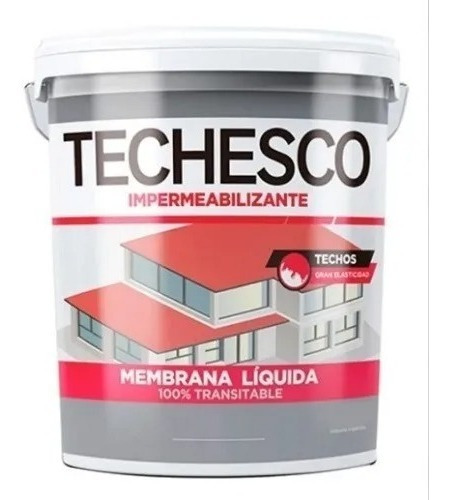 Techesco Membrana Liquida 20 Kilos Colores Transitable