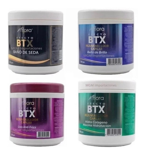 9 Crema Btx Liso/brillo/seda/colágeno Hidratación A Elección