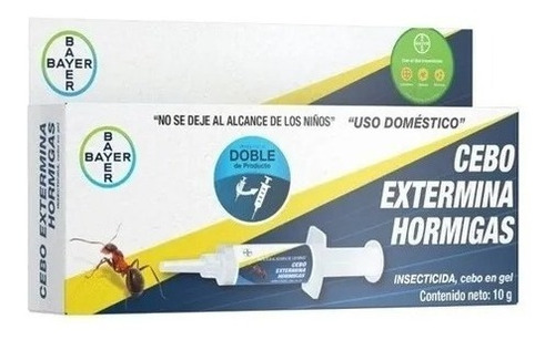 Veneno Para Hormigas En Gel Mata Hormigas Jeringa Bayer 10 G