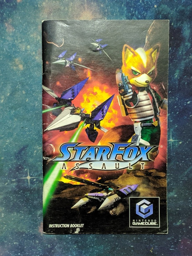 Manual De Juego De Nintendo Gamecube - Star Fox Assault