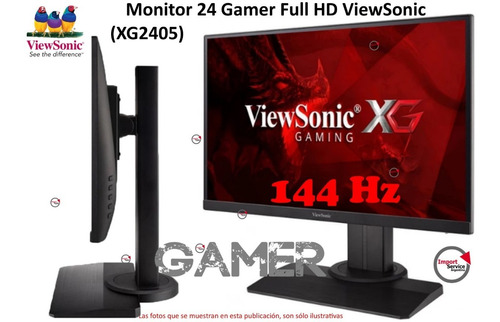 Monitor 24  Gamer Full Hd Viewsonic (xg2405) 144 Hz