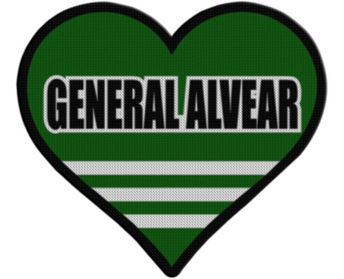 Parche Termoadhesivo Corazon Ferro General Alvear