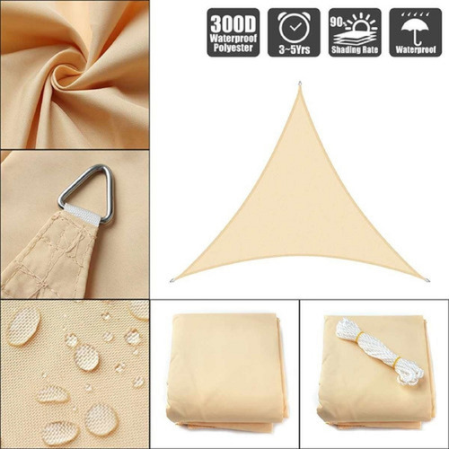 Imagen 6 de 6 de Toldo Vela Rectangular Lonas Telas Para Toldos Vela Sombra