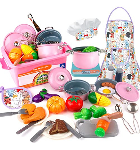 Holycco Accesorios De Juguete De Cocina Para Niños, Regalos