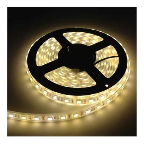 Rollo Tira 300 Luces Led Blanco 5 Mts Interior Exterior 3528