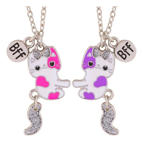 Colar Duplo De Amizade Bff Best Friends Para 2 Amigas