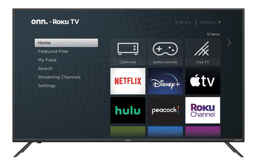 Pantalla Onn 100012586 55 PuLG Class 4k 2160p Roku Smart Tv - Excelente (Reacondicionado)