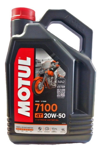 Aceite De Motor De Moto 7100 20w50 4 Litros Motul Motoexpert