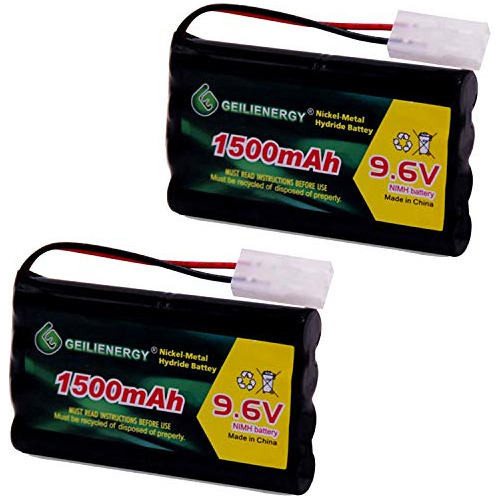 Batería Recargable Oxwinou 9.6v 1500mah Nimh Con Conector Ta