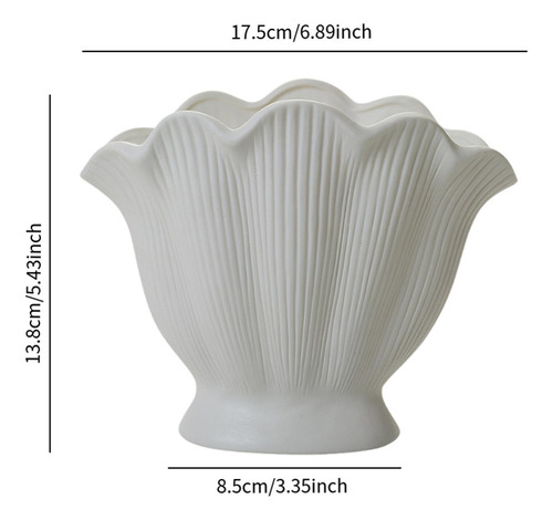 Vase De Cerámica Flowerpot Plant Bof Ornament Para La S