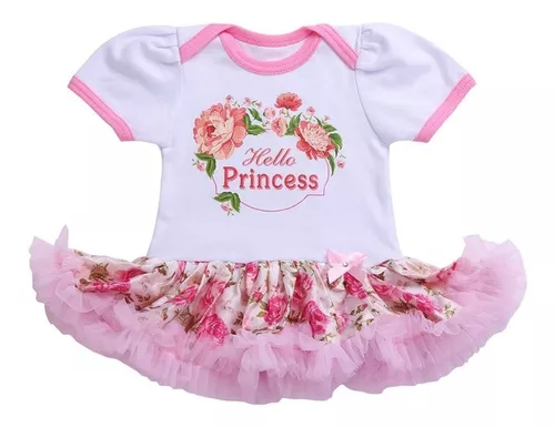 Roupa Para Boneca Bebê Reborn 50 Cm - Tiara + Body + Sapato