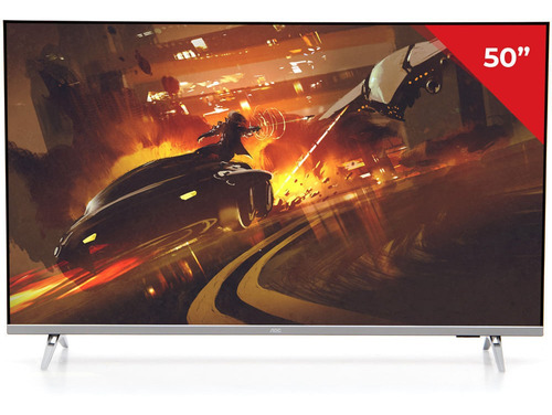 Imagem 1 de 3 de Smart Tv 50 Polegadas 50u6305 Led 4k Hdr10+ HLG Aoc
