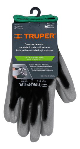 Guantes De Nylon Recubiertos De Poliuretano M Truper 13291