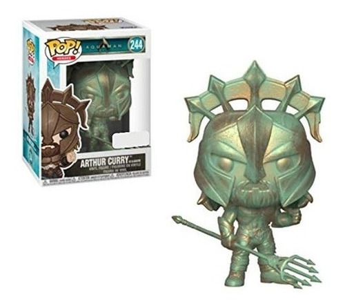 Aquaman Boneco Pop Funko Arthur Curry Gladiador #244 Exclusi