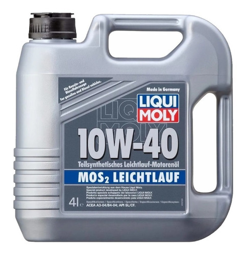 Aceite 10w40 Mos2 Semisintet 4 Litros Liqui Moly