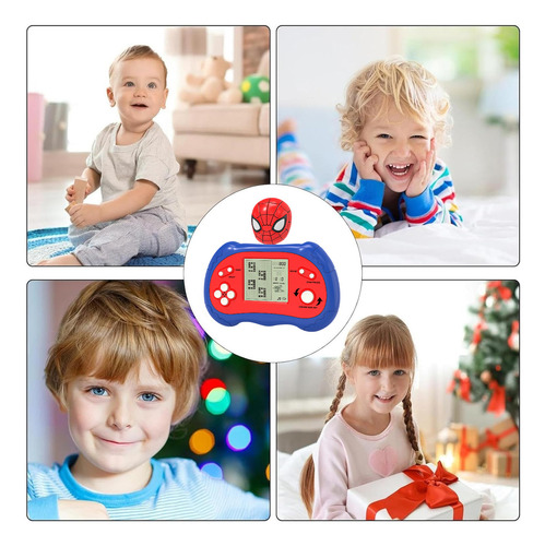 Juguetes Electrónicos Descompresión Clásico Juego De Tetris Color Spider Man