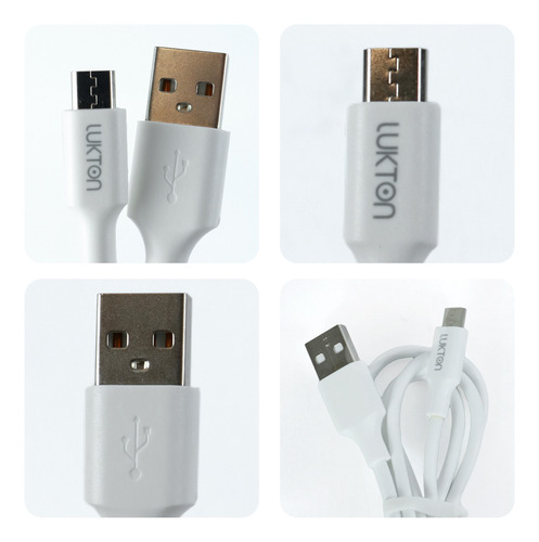 Cabo Carregamento Turbo Usb Tipo C Branco 1 Mt Resistente
