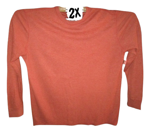 Camiseta Playera Chedron De Manga Larga Talla 2x Merona
