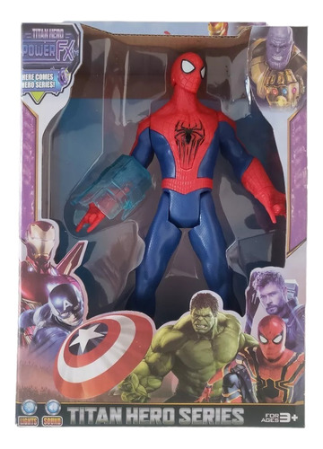 Figura Muñeco Spiderman Titán Hero Series Grande