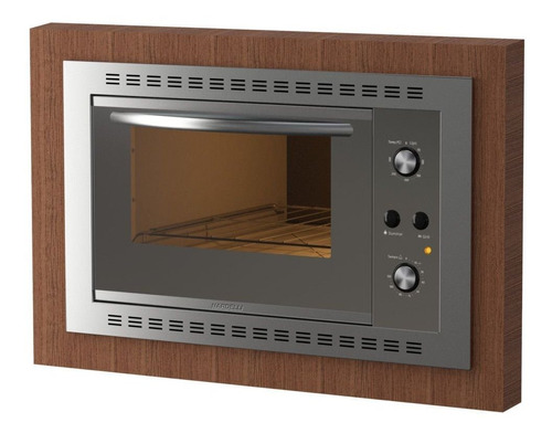 Forno Elétrico De Embutir 45l Nardelli N450 Espelhado 110v