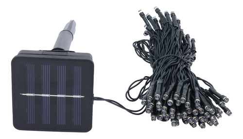 Cadena De Luz Solar De 100 Led Para Decoración De Jardín