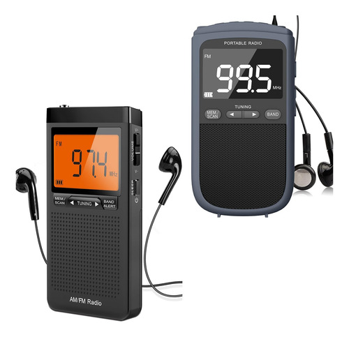 Pack Radio Am Fm Porttil Con Mejor Recepcin Y Batera