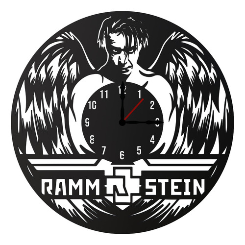 Reloj Decorativo Rammstein | Reloj De Pared Estilo Lp Vinilo