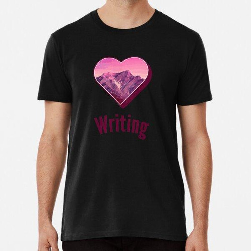 Remera Corazón De La Escritura Algodon Premium