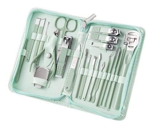 Set Manicure Pinzas Corta Uñas 22 Unidades