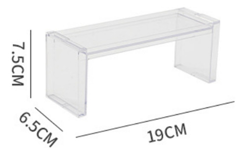Elevador De Plástico, Plástico Transparente, Apilable