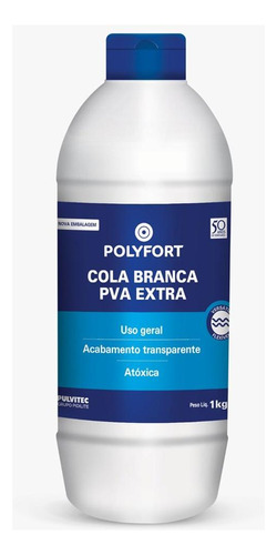 Cola Branca Polyfort Extra  1000g  Ia004