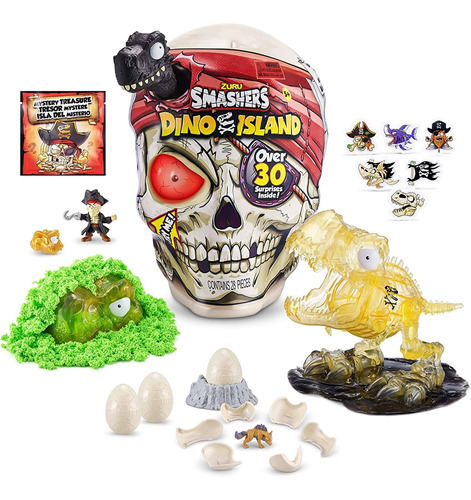 Smashers Dino Island - Calavera Gigante (t-rex) De Zuru Con