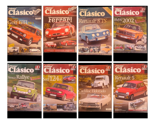 8 Revistas Motor Clásico 