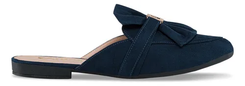 Zuecos Madelyn Azul Para Mujer Croydon MercadoLibre