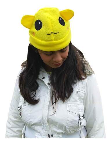 Gorrito Kawaii Osito Amarillo Kpop Moda Japonesa