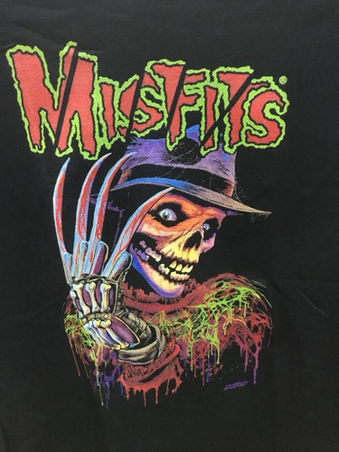 Misfits Nightmare On Elm Street - Hardcore Punk -polera- Cyc