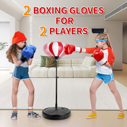 Saco De Boxeo Inflable Para Niños Juego Completo De Entrenam