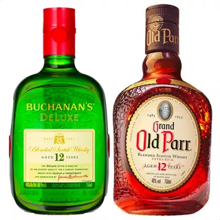Whisky Buchanan's + Old Parr De Luxe Blended Scotch