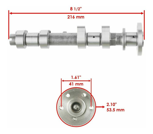 Arbol Levas Admisión Y Escape Polaris Rzr 1000 Xp 2015 -2021