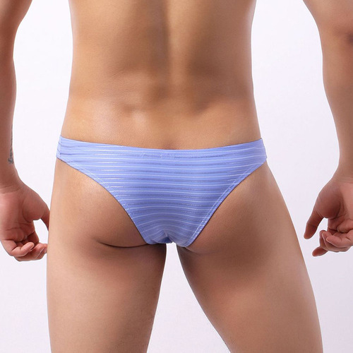 Braguitas De Bikini Para Hombre, Media Cadera, Cintura Baja,